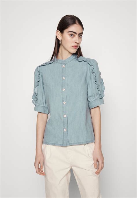 see by chloe bluse blau|See by Chloé Bluse .